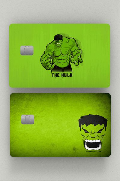 Namgo Green Giant Hulk 2-pack Πιστωτική κάρτα & Αυτοκόλλητο Akbil
