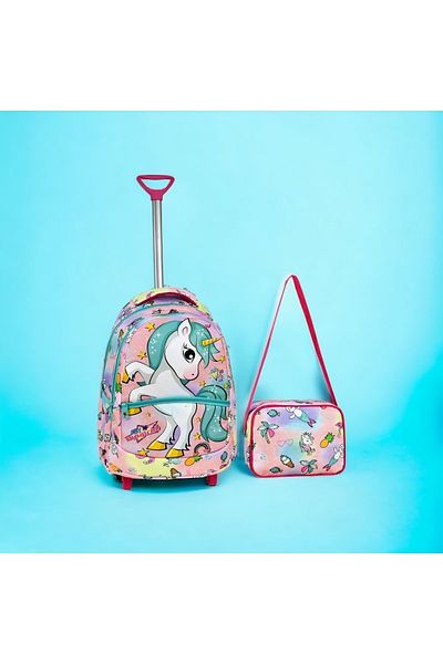 JOJO KIDS Geantă de școală primară pentru fete cu model unicorn - pentru nutriție și modele