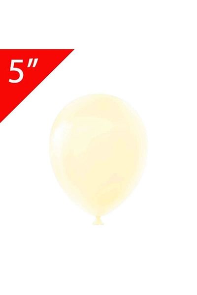 aşkın concept Yellow Macaron Balloon Small Size 20 Pieces 5 inch Pastel Soft Balloon