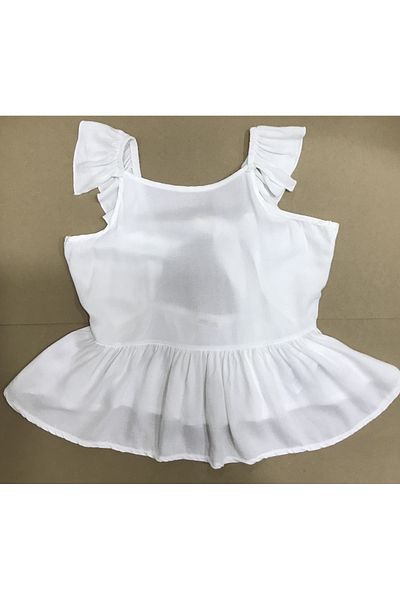 Çikoby Girl - Woven, Windowed Blouse