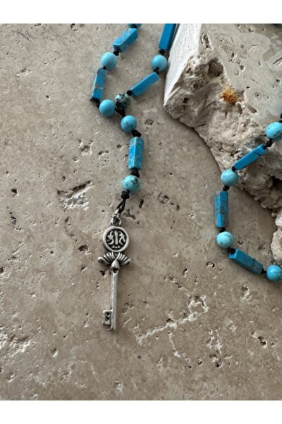 CAPO by Aytaç Yamaç قلادة من الحجر الطبيعي - فاريسيت وحجر فيروزي