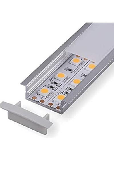 zonled Mutfak Dolabı Ve Tezgah Altı Sıva Altı Alçıpan Gömme Çift Sıra Led Şerit Profil Aydınlatma