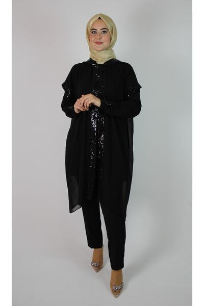 Ayda Payetli Içlikli Tunik