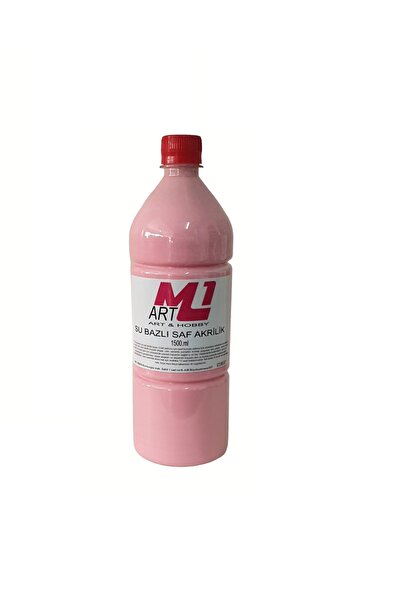 m1 art Saf Akrilik Boya 1500.ml 9 Renk Seçeneği, Ahşap, Tuval, Seramik , Duva...
