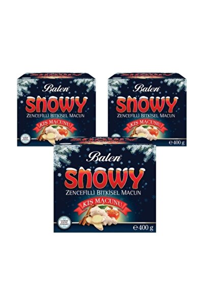 Balen Snowy Zencefilli Bitkisel Macun 400 gr 3 Adet