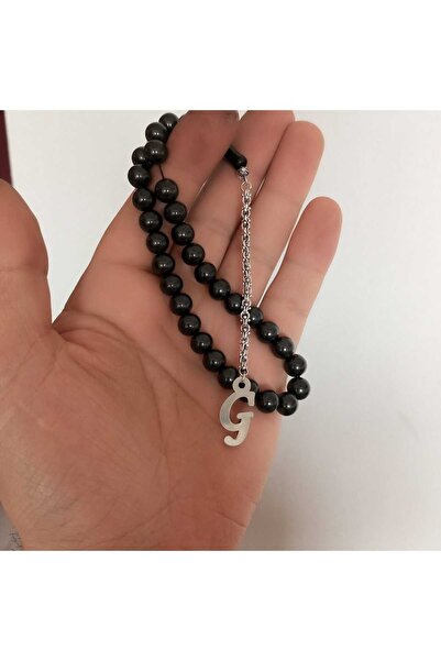 USTATESBİH Behzaat Ç Tesbihi-gümüş Harfli Oltu Taşı