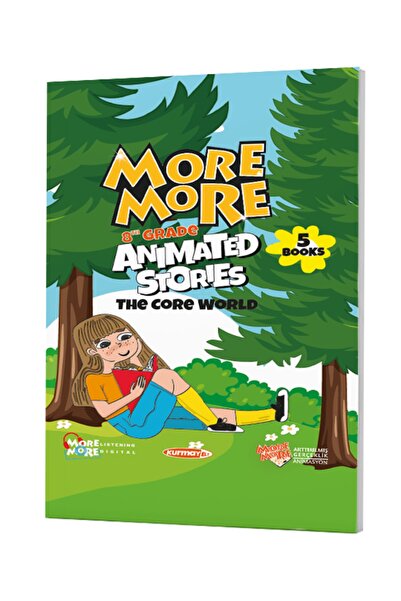 Kurmay More And More 8 Sınıf İngilizce Hikaye Seti Animated Stories okuma set...