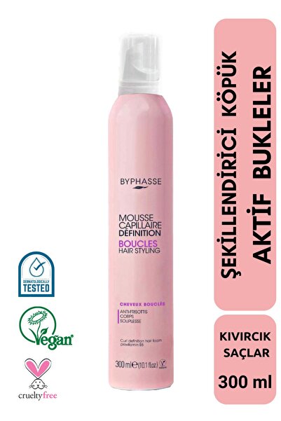 BYPHASSE Bukle Belirginleştirici Nemlendirici Köpük 300ml