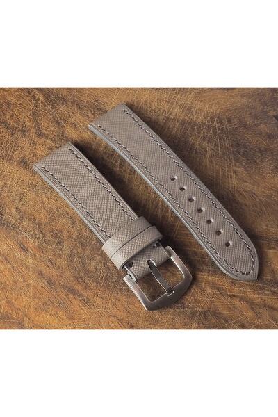 Ventum سلك مصنوع يدويًا من الجلد الطبيعي مقاس 22 مم باللون البيج