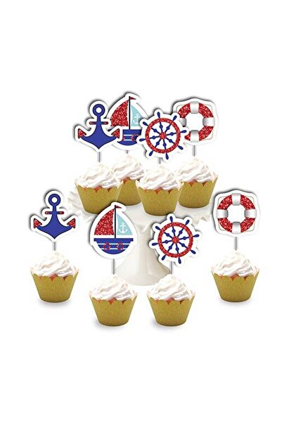 Yusuf Dirik YD Party Supplies Party Toothpick Sailor Themed Glitter Luxury 8 ...