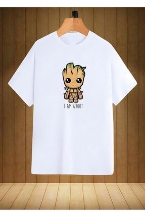Weavox I am Groot On Bask l Ti ort T shirt weavox Fiyat Yorumlar Trendyol