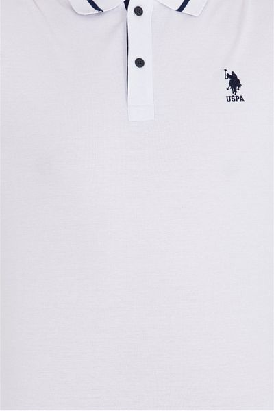 U.S. Polo Assn. μπλουζάκι πόλο μπλουζάκι με λαιμόκοψη