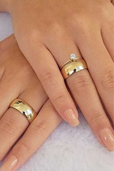 Alyans Gümüş Evi 8 Mm Bay Bombe Alyans