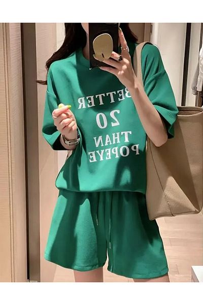 trendgar green better printed suit