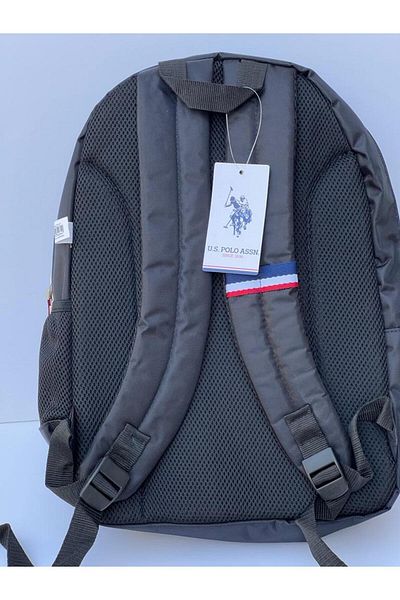 U.S. Polo Assn. Rucsac de școală cu model din piele segmentată cu licență, potrivit pentru utilizare zilnică Noul sezon