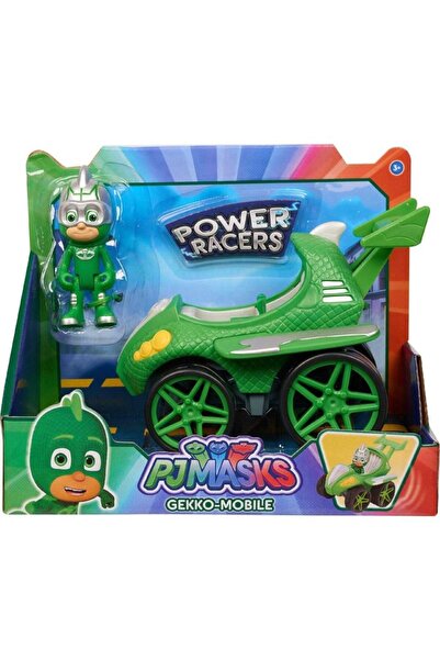 GIOCHI PREZIOSI Original Licensed Lizard Gekko and Vehicle Green Toy Pijamaskeliler