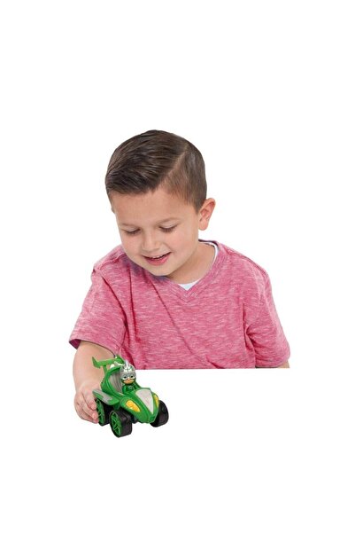 GIOCHI PREZIOSI Original Licensed Lizard Gekko and Vehicle Green Toy Pijamaskeliler