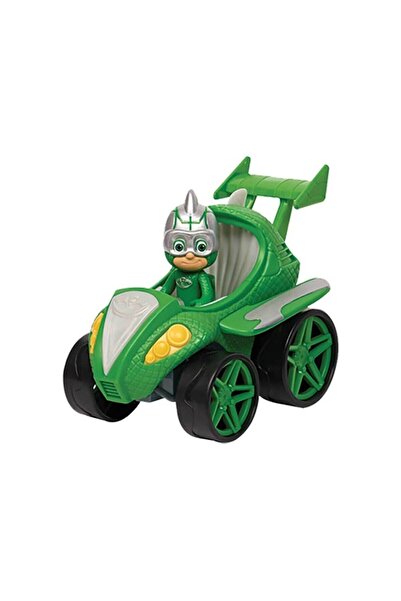GIOCHI PREZIOSI Original Licensed Lizard Gekko and Vehicle Green Toy Pijamaskeliler