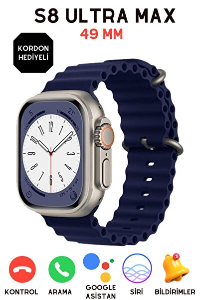 NS Store Smart Watch Ultra Plus S8 Ultra Max 49Mm 2.08 Inc 2023 Akıllı Saat