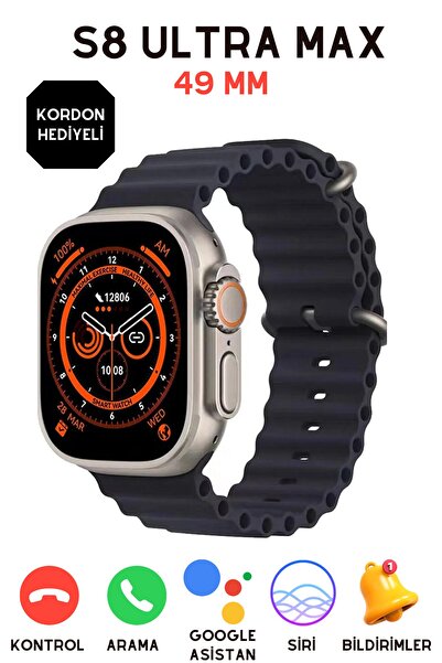 NS Store Smart Watch Ultra Plus S8 Ultra Max 49Mm 2.08 Inc 2023 Akıllı Saat