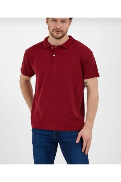 KURAFF Unisex Short Sleeve Polo Collar Combed Cotton