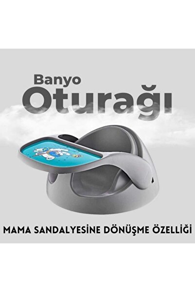AYVELLA BANYO Oturağı Çıkarılabilir Masa MAMA Sandalye Oturağı Taşınabilir Kaydırmaz Taban Devrilmez