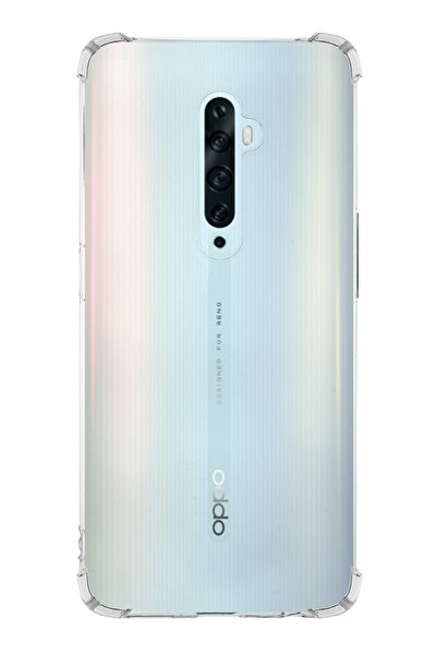 CaseArt Oppo Reno 2Z Kapak Şeffaf Antishock Köşe Korumalı Silikon Kılıf