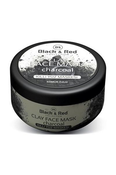Black Red Clay Face Mask 400mlCoal Charcoal