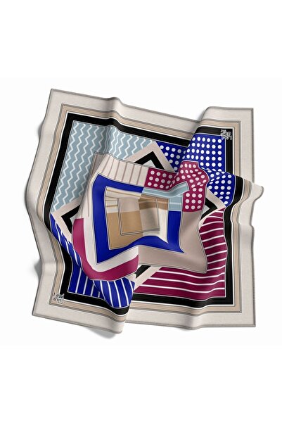 Levidor LEVİDOR Yeni Sezon Trend Twill Eşarp (Hüma Eşarp)