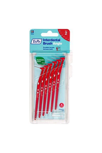 TePe Angle Saplı Arayüz Fırçası 0.5 mm Kırmızı