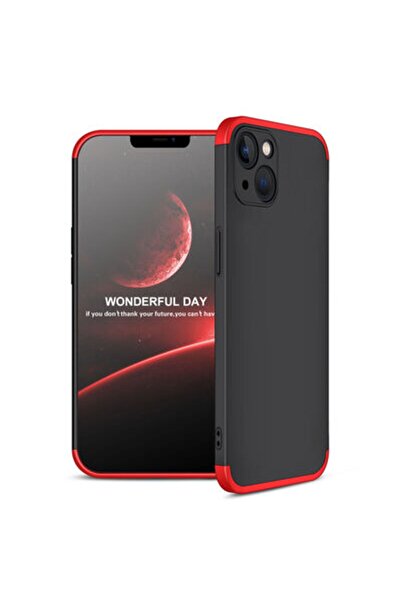 Rivor Apple iPhone 13 Kılıf Kamera Korumalı 3 Parçalı 360 Korumalı Premium Ma...