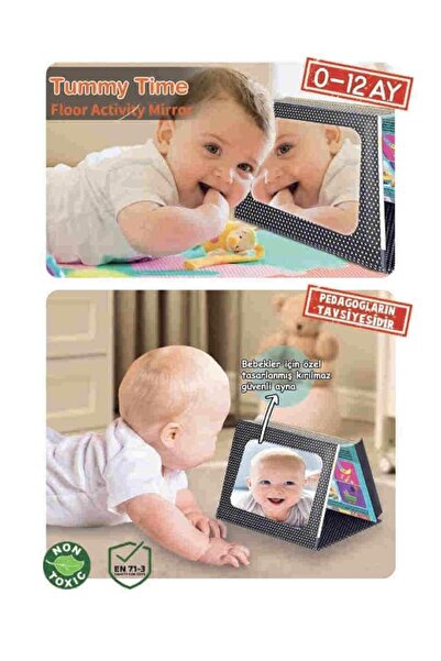 Diytoy Tummy Time Aynalı Zeka Kartları