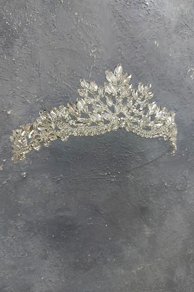 Hayalperest boncuk Berlin Model Bridal Crown Silver Crown Bridal Wedding Costume Crown Silver