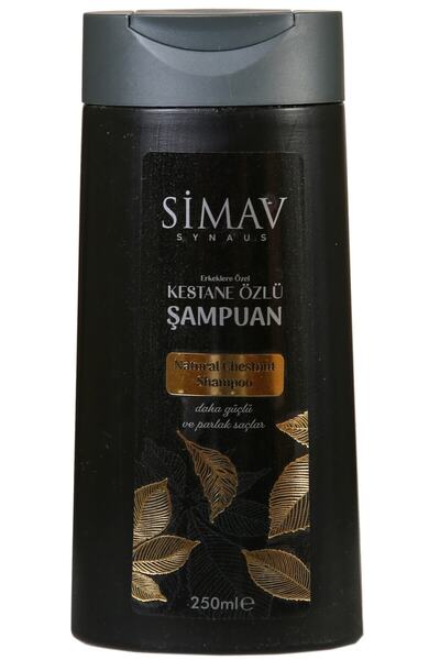 SİMAV SYNAUS Erkeklere Özel Kestane Özlü Ve Termal Sulu Şampuan - 250 ml