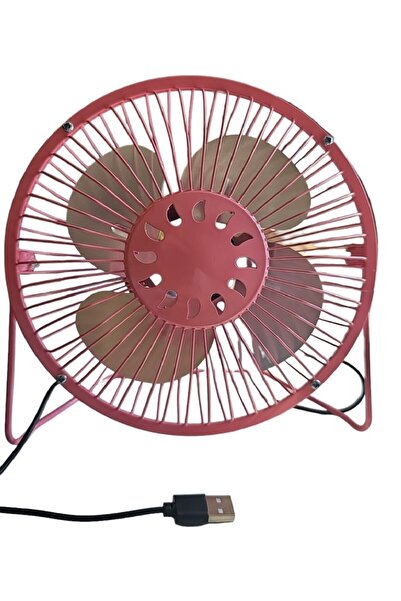 TEKNO İSTANBUL Büyük Boy Masaüstü USB Girişli Fan Taşınabilir Metal Mini Vant...