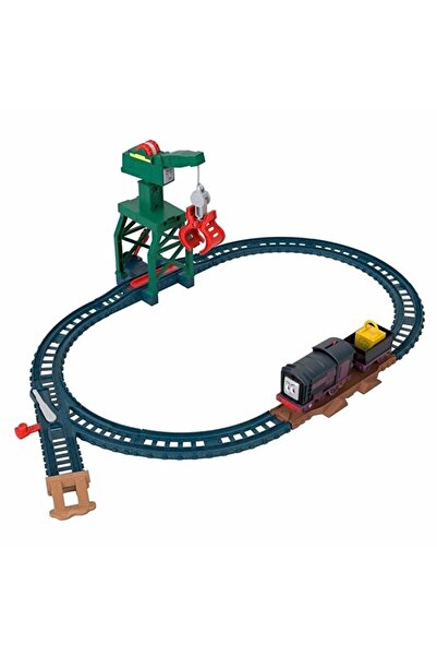 Genel Markalar Thomas Ve Arkadaşları Motorlu Tren Seti Diesel Cranky Delivery...