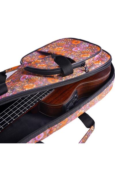 Wagon 04 Serisi Tenor Ukulele Çantası - Bloom