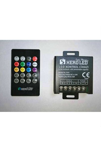 LEDX 36 Amper Rgb Şerit Led Kumanda Kontrol 12--24 Volt (16 Renk Çeşidi) =(2 Yıl Garantili--kargo Bedava)
