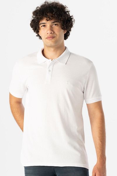 SÜVARİ Μπλουζάκι Dobby Polo Neck Regular Fit
