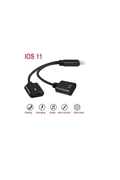 Temiz Pazar Lightning Kulaklık Şarj Çoklayıcı Çevirici Dönüştürücü Adaptör (i...