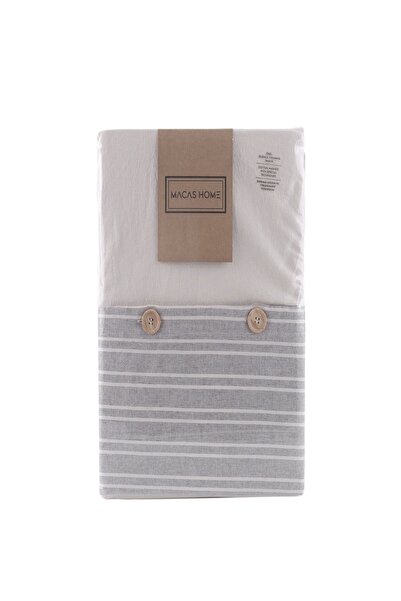 Macas Home Helios %100 Pamuklu İpliği Boyalı Yıkamalı Tek Kişilik Nevresim Takımı 160*220