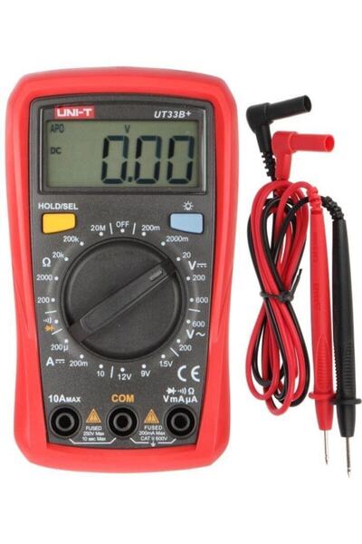 Unit Unı-t Ut 33b+ Dijital Mulimetre 600v Ac/dc