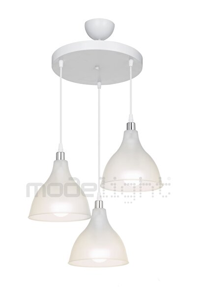 Modelight RONDA 3LÜ ÇEMBER SARKIT ŞEFFAF SALON-OTURMA ODASI-ÇOCUK ODASI-YATAK ODASI-YEMEK ODASI-ANTRE-MUTFAK