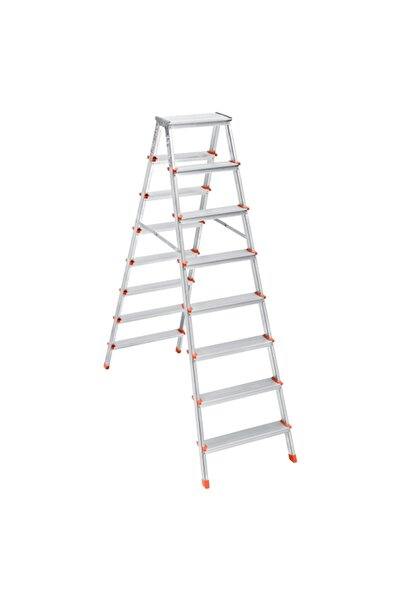 Saraylı Xxx Paslanmaz Alüminyum Çift Çıkışlı Çift Taraflı Seyyar Merdiven 8 8...