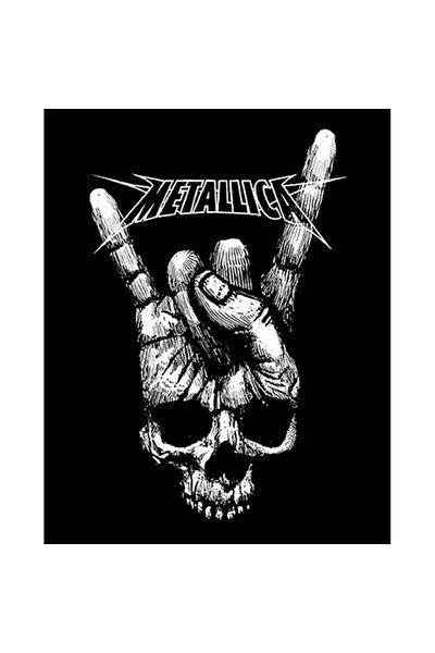 Z zepplin Metallica Rock'n Roll Patch mare pe spate