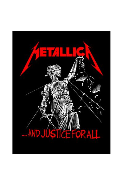 Z zepplin Metallica And Justice For All Patch pentru spate mare