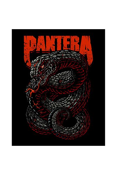 Z zepplin Pantera Snake Patch mare pe spate