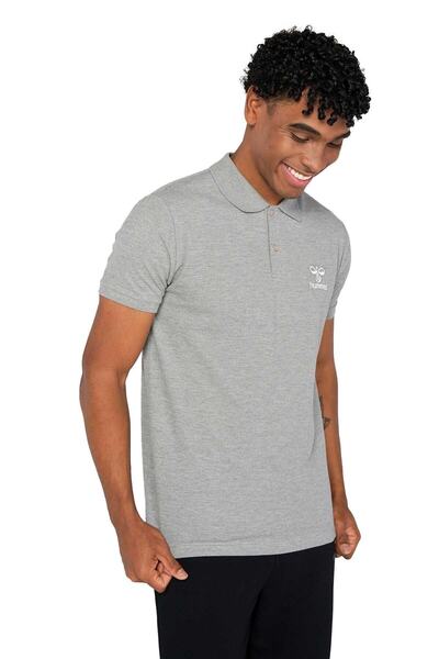 hummel Ανδρικό μπλουζάκι Hmlleon Polo T-Shirt S/S Tee - 911655-2007