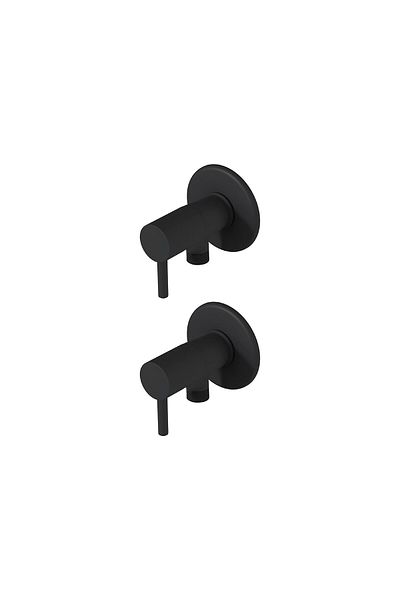 VENİTA Venita Black Open Close Bidet Tap 2 Pieces