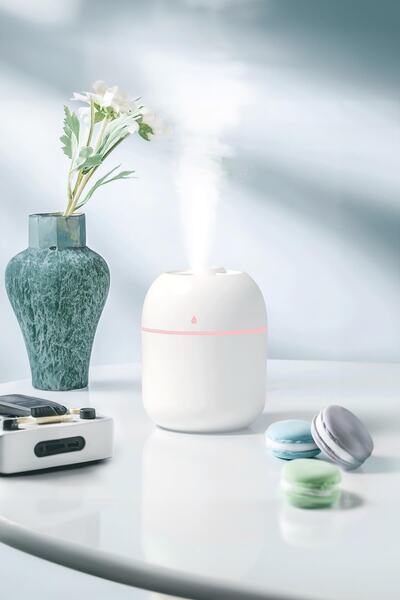 DEMPOWER Damla Model Hava Nemlendirici Buhar Makinesi Beyaz